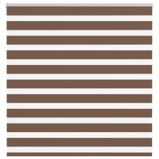 vidaXL zebrafüggönnyel barna szövetszélesség 135,9 cm poliészter lakástextília