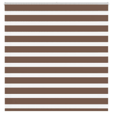 vidaXL zebrafüggönnyel barna szövetszélesség 140,9 cm poliészter lakástextília