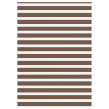 vidaXL zebrafüggönnyel barna szövetszélesség 160,9 cm poliészter lakástextília