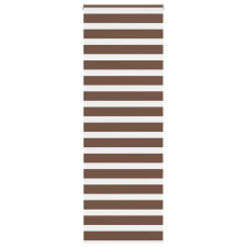 vidaXL zebrafüggönnyel barna szövetszélesség 85,9 cm poliészter lakástextília