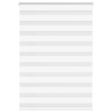 vidaXL zebrafüggönnyel fehér szövetszélesség 100,9 cm poliészter lakástextília