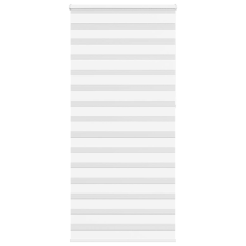 vidaXL zebrafüggönnyel fehér szövetszélesség 110,9 cm poliészter lakástextília