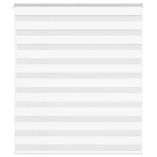 vidaXL zebrafüggönnyel fehér szövetszélesség 115,9 cm poliészter lakástextília