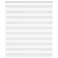 vidaXL zebrafüggönnyel fehér szövetszélesség 120,9 cm poliészter lakástextília