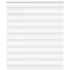 vidaXL zebrafüggönnyel fehér szövetszélesség 125,9 cm poliészter lakástextília