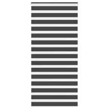 vidaXL zebrafüggönnyel fekete szövetszélesség 100,9 cm poliészter lakástextília