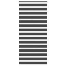 vidaXL zebrafüggönnyel fekete szövetszélesség 100,9 cm poliészter lakástextília
