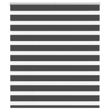 vidaXL zebrafüggönnyel fekete szövetszélesség 120,9 cm poliészter lakástextília