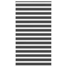 vidaXL zebrafüggönnyel fekete szövetszélesség 130,9 cm poliészter lakástextília