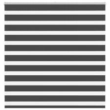 vidaXL zebrafüggönnyel fekete szövetszélesség 135,9 cm poliészter lakástextília