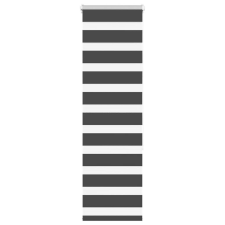 vidaXL zebrafüggönnyel fekete szövetszélesség 40,9 cm poliészter lakástextília