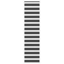 vidaXL zebrafüggönnyel fekete szövetszélesség 45,9 cm poliészter lakástextília