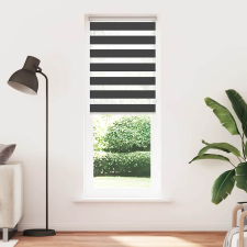 vidaXL zebrafüggönnyel fekete szövetszélesség 80,9 cm poliészter (4014284) lakástextília
