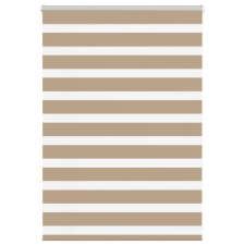 vidaXL zebrafüggönnyel homokbarna szövetszélesség 105,9 cm poliészter lakástextília