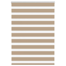 vidaXL zebrafüggönnyel homokbarna szövetszélesség 110,9 cm poliészter lakástextília