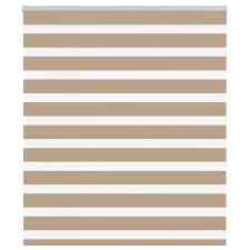 vidaXL zebrafüggönnyel homokbarna szövetszélesség 115,9 cm poliészter lakástextília