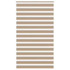 vidaXL zebrafüggönnyel homokbarna szövetszélesség 115,9 cm poliészter lakástextília