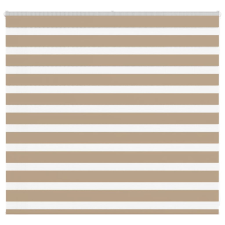 vidaXL zebrafüggönnyel homokbarna szövetszélesség 155,9 cm poliészter lakástextília