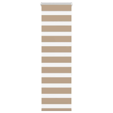 vidaXL zebrafüggönnyel homokbarna szövetszélesség 45,9 cm poliészter lakástextília