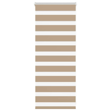 vidaXL zebrafüggönnyel homokbarna szövetszélesség 50,9 cm poliészter lakástextília