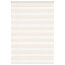 vidaXL zebrafüggönnyel márványbézs szövetszélesség 100,9 cm poliészter lakástextília