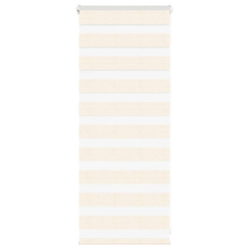 vidaXL zebrafüggönnyel márványbézs szövetszélesség 60,9 cm poliészter lakástextília