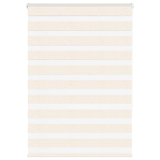 vidaXL zebrafüggönnyel márványbézs szövetszélesség 90,9 cm poliészter lakástextília