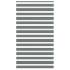 vidaXL zebrafüggönnyel sötét szürke szövetszélesség 115,9cm poliészter lakástextília