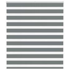 vidaXL zebrafüggönnyel sötét szürke szövetszélesség 120,9cm poliészter lakástextília