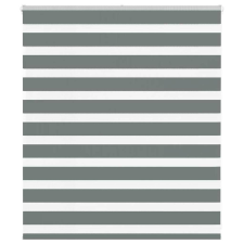 vidaXL zebrafüggönnyel sötét szürke szövetszélesség 125,9cm poliészter lakástextília