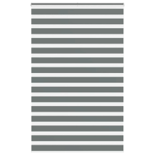 vidaXL zebrafüggönnyel sötét szürke szövetszélesség 140,9cm poliészter lakástextília