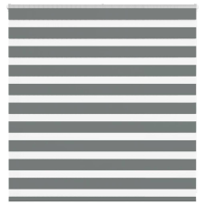 vidaXL zebrafüggönnyel sötét szürke szövetszélesség 145,9cm poliészter lakástextília