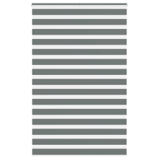 vidaXL zebrafüggönnyel sötét szürke szövetszélesség 145,9cm poliészter lakástextília