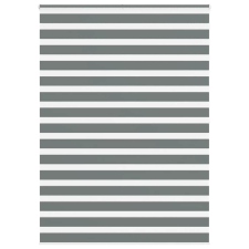 vidaXL zebrafüggönnyel sötét szürke szövetszélesség 155,9cm poliészter lakástextília