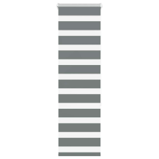 vidaXL zebrafüggönnyel sötét szürke szövetszélesség 35,9 cm poliészter lakástextília