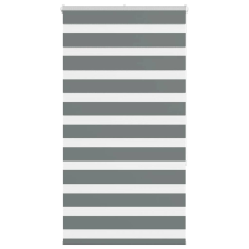 vidaXL zebrafüggönnyel sötét szürke szövetszélesség 65,9 cm poliészter lakástextília