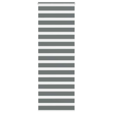 vidaXL zebrafüggönnyel sötét szürke szövetszélesség 75,9 cm poliészter lakástextília