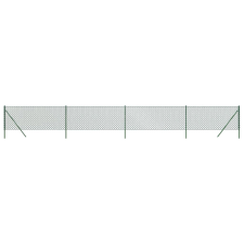 vidaXL zöld drótkerítés 1 x 10 m (153905) építőanyag