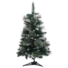 vidaXL zöld és fehér PVC műkarácsonyfa állvánnyal 60 cm (340539) műfenyő