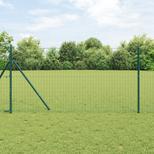 vidaXL Zöld Európai Kerítés 1.4x10 m Acél építőanyag