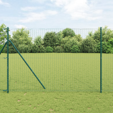 vidaXL Zöld Európai Kerítés 1.6x10 m Acél építőanyag