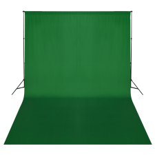 vidaXL Zöld Fotóháttér Támasz Szerkezet / Hátterek 500 x 300 cm világítás