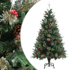 vidaXL zöld karácsonyfa fenyőtobozokkal 150 cm műfenyő