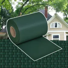 vidaXL zöld kerti PVC árnyékoló kerítés 70 x 0,19 m kerti bútor