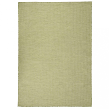 vidaXL zöld lapos szövésű kültéri szőnyeg 140 x 200 cm lakástextília