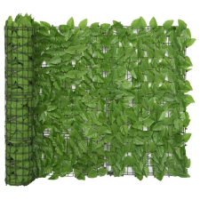 vidaXL zöld leveles erkélyparaván 500 x 100 cm kerti bútor