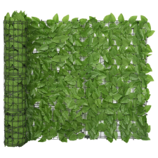 vidaXL zöld leveles erkélyparaván 600 x 100 cm kerti bútor