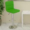 vidaXL zöld műbőr bárszék