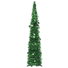 vidaXL zöld összecsukható PET műkarácsonyfa 120 cm (320988) műfenyő