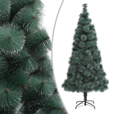 vidaXL Zöld PET műkarácsonyfa állvánnyal 210 cm műfenyő